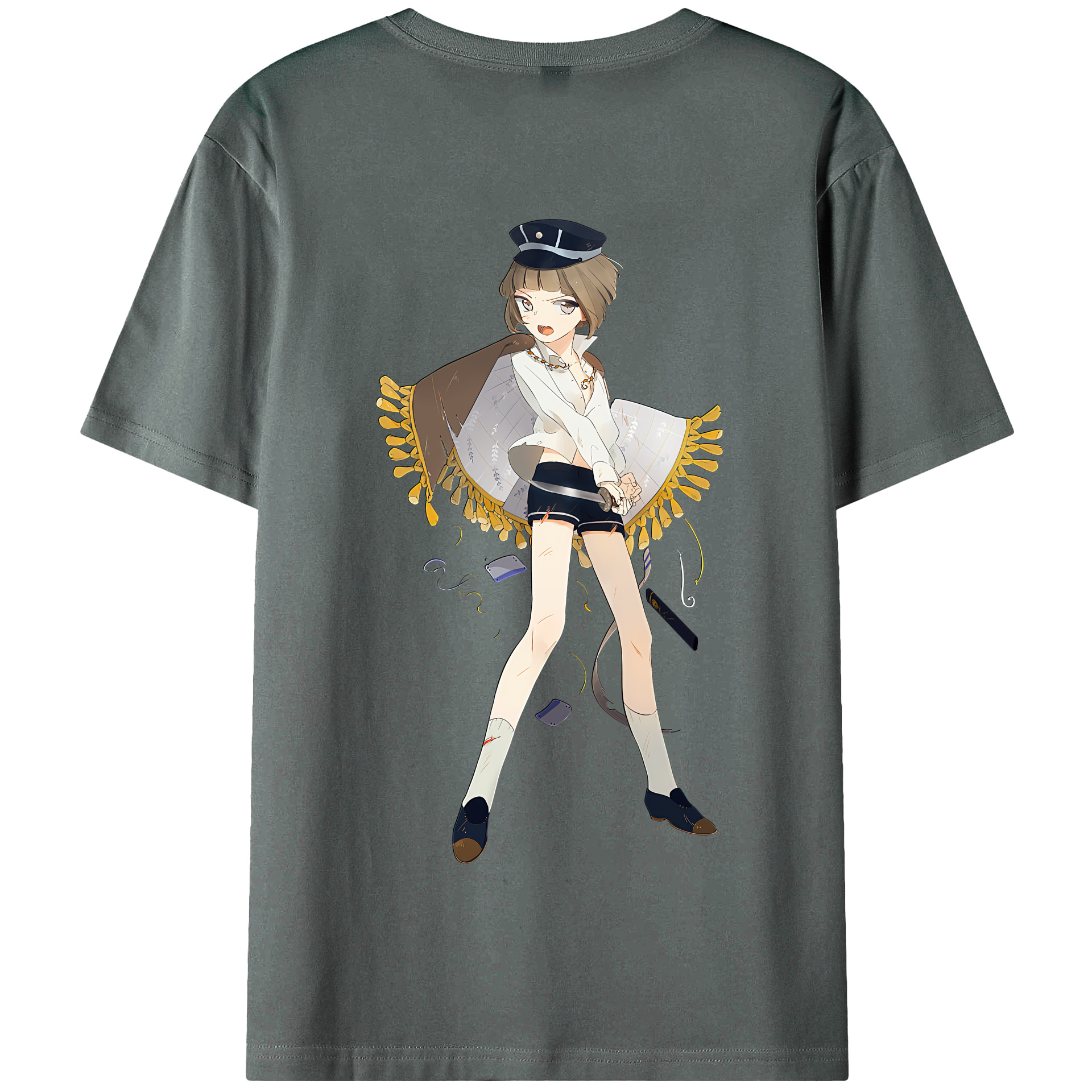 （画像用） 刀剣乱舞 Touken Ranbu 綿100％半袖Tシャツ（背面プリント）